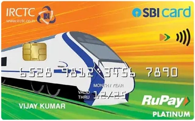 SBI IRCTC RuPay Credit Card – Railway Cashback Card